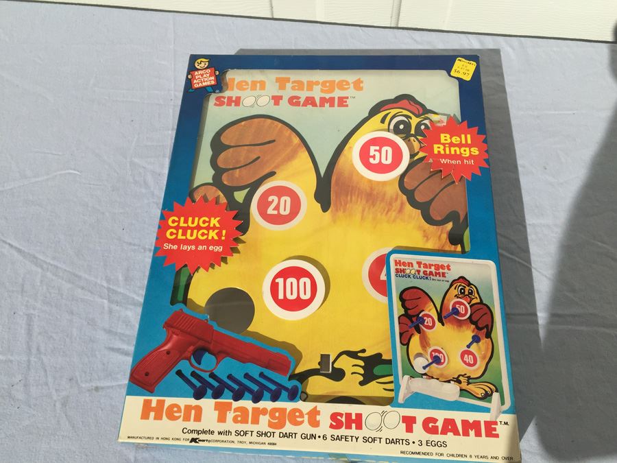 Hen Target Shoot Game New In Box Arco Play Action Games [Photo 1]