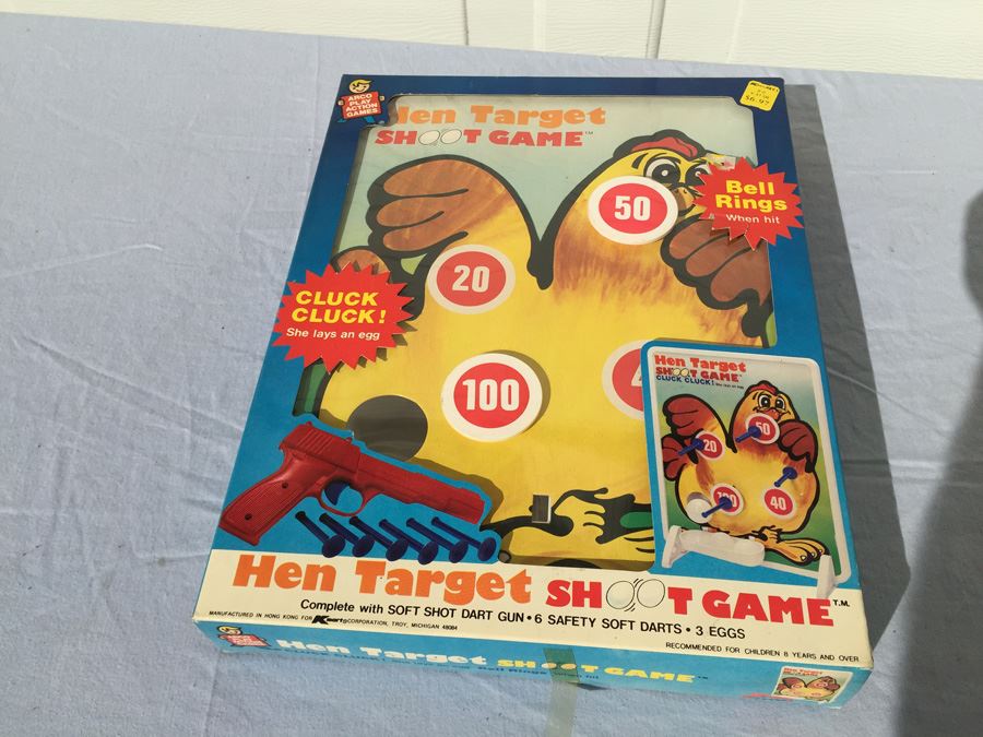 Hen Target Shoot Game New In Box Arco Play Action Games [Photo 5]