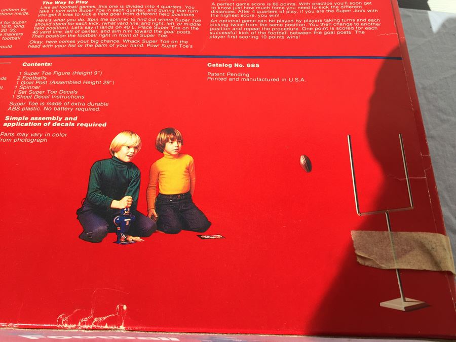 Super Jock Super Toe Football Schaper 1976 [Photo 2]