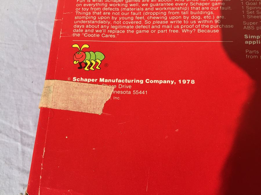 Super Jock Super Toe Football Schaper 1976 [Photo 11]