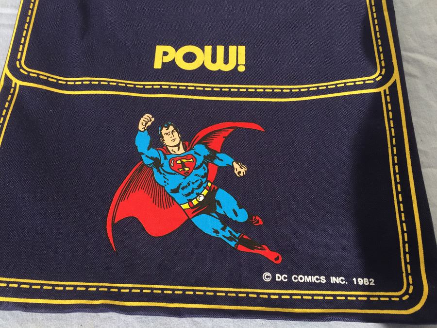 Superman Tote Bag DC Comics 1982 [Photo 2]