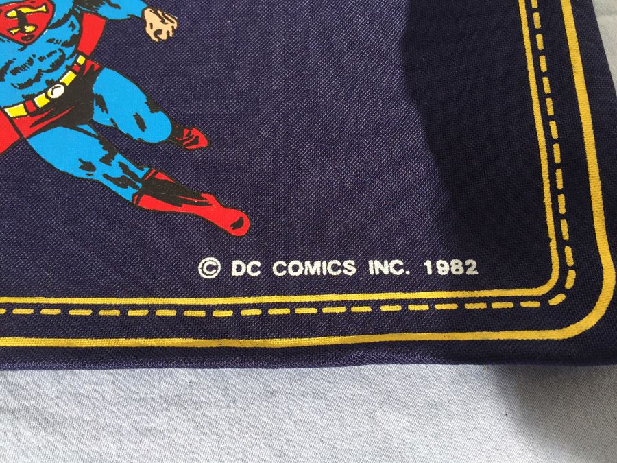 Superman Tote Bag DC Comics 1982 [Photo 4]