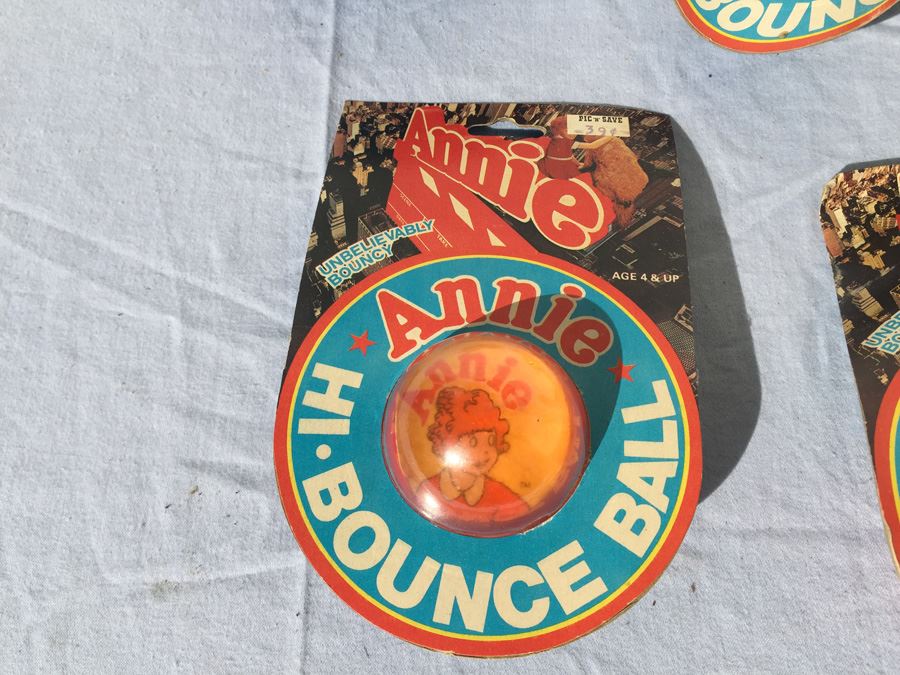 Annie Hi-Bounce Balls New In Original Packaging 1981 [Photo 2]