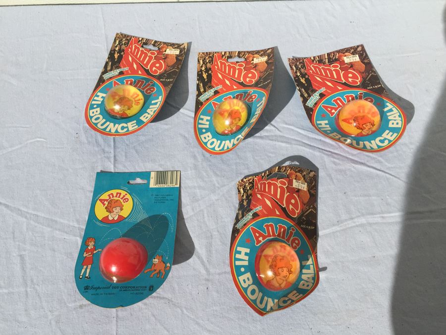 Annie Hi-Bounce Balls New In Original Packaging 1981 [Photo 9]
