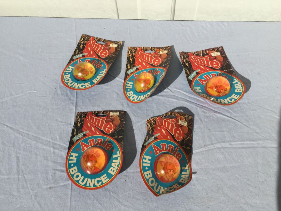 Annie Hi-Bounce Balls New In Original Packaging 1981 [Photo 1]