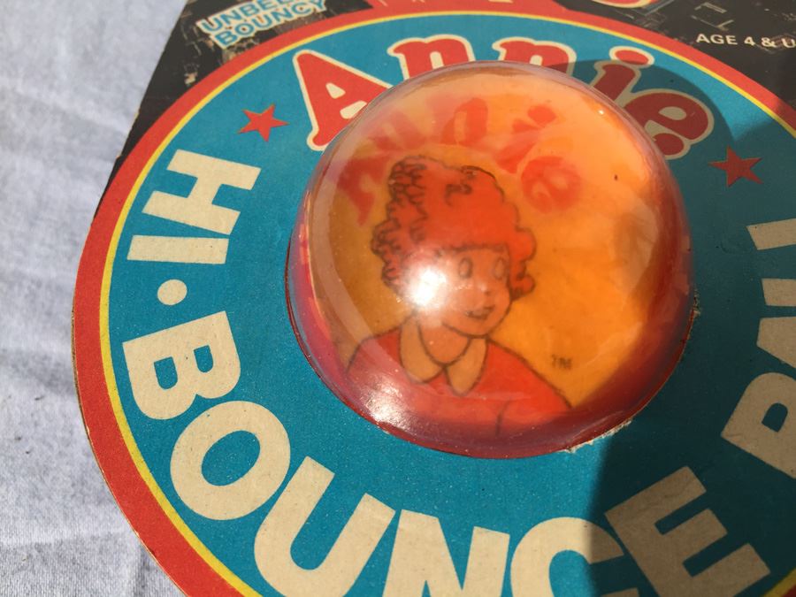 Annie Hi-Bounce Balls New In Original Packaging 1981 [Photo 5]
