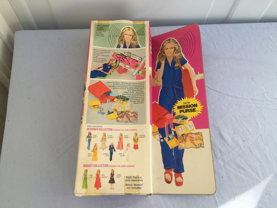 Jaime Sommers The Bionic Woman Action Figure With Mission Purse New In Box Kenner 1974 [Photo 14]