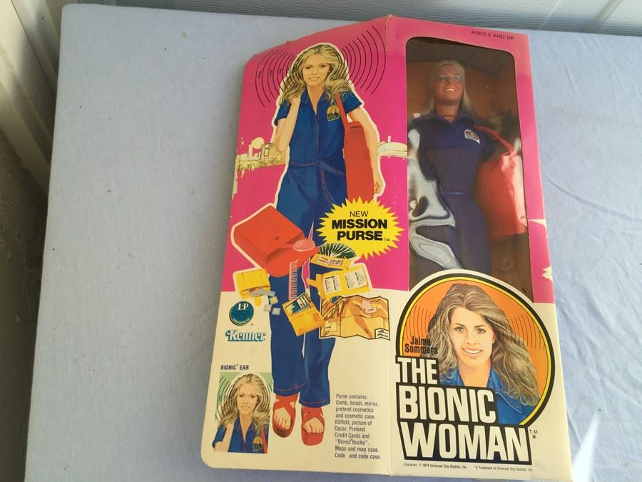 Jaime Sommers The Bionic Woman Action Figure With Mission Purse New In ...