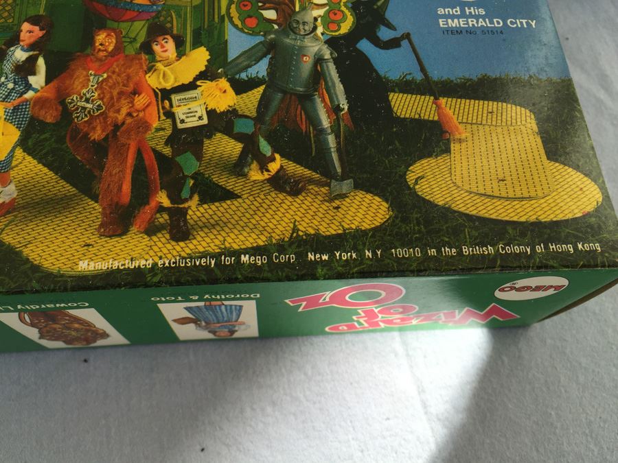 (4) Mego Action Figures Dolls New In Box Wizard Of Oz Cowardly Lion Scarecrow Glinda Good Witch Dorothy Toto 1974 [Photo 13]