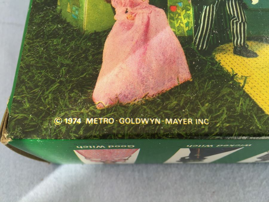 (4) Mego Action Figures Dolls New In Box Wizard Of Oz Cowardly Lion Scarecrow Glinda Good Witch Dorothy Toto 1974 [Photo 12]