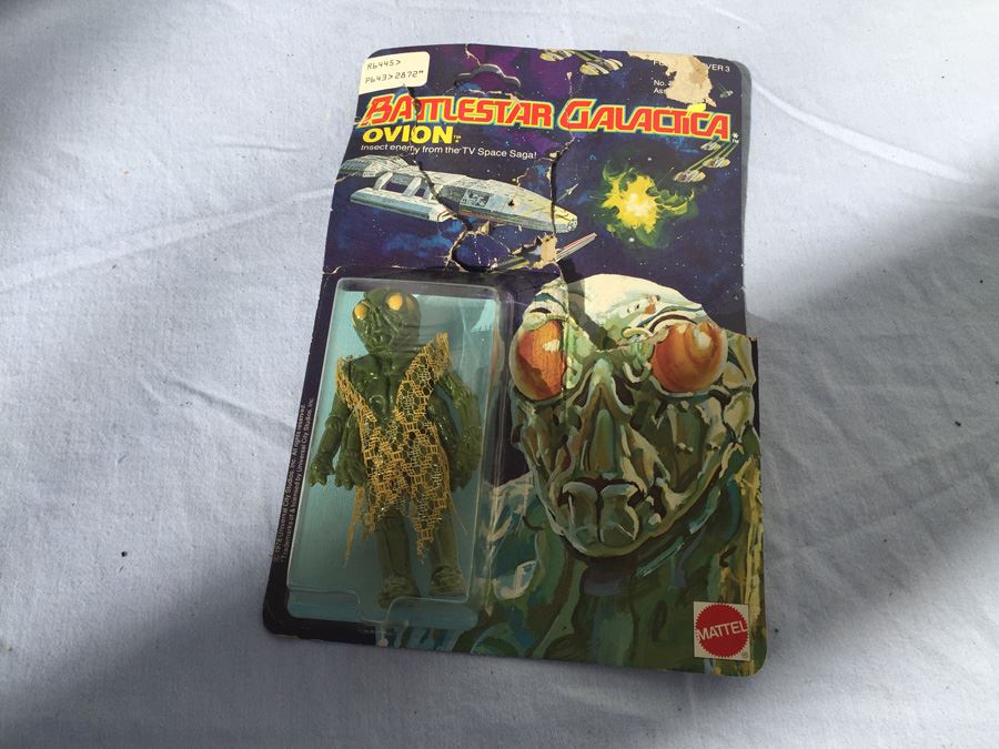 Battlestar Galatica Ovion Insect Enemy Mattel New On Card Vintage 1978 Card Is Damaged [Photo 1]