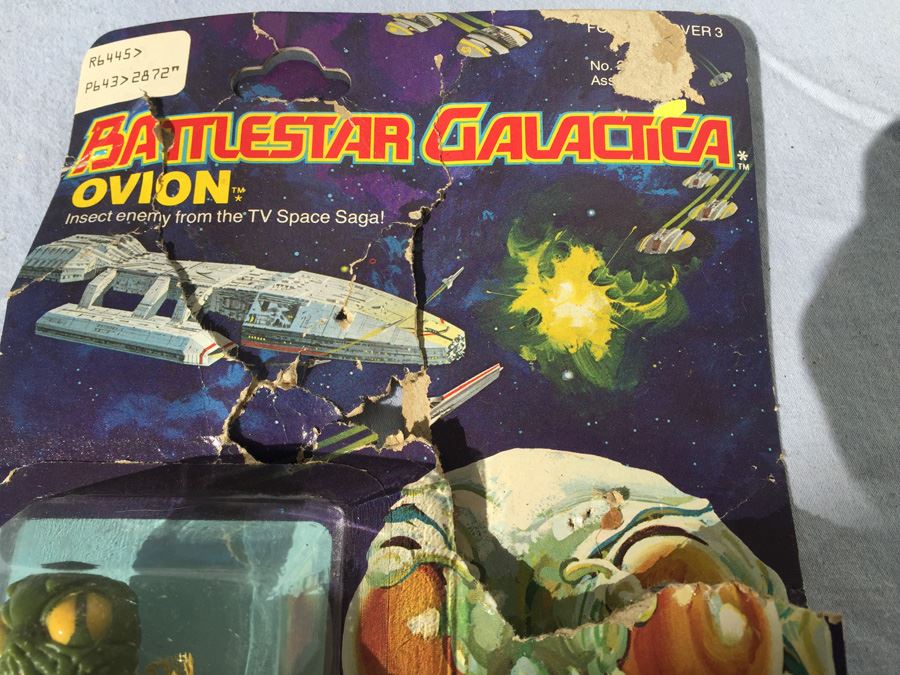 Battlestar Galatica Ovion Insect Enemy Mattel New On Card Vintage 1978 Card Is Damaged [Photo 5]
