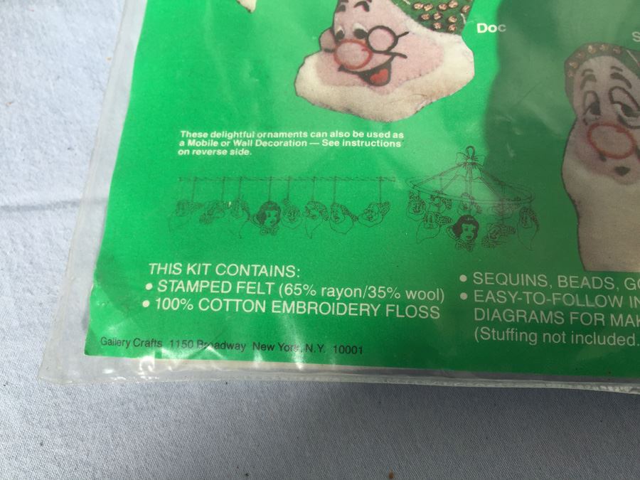 Gallery Crafts Walt Disney Snow White And The Seven Dwarfs Ornaments 3 To 5 Inches High 1978 [Photo 4]