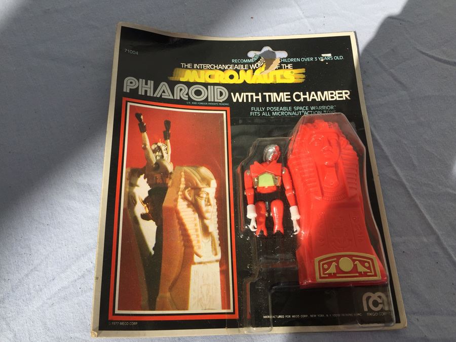 MICRONAUTS Pharoid With Time Chamber Mego New On Card 1977 [Photo 1]
