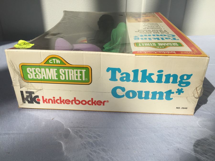Jim Henson Talking Count Muppet Character Sesame Street Sealed New In Box Knickerbocker 1977 [Photo 5]