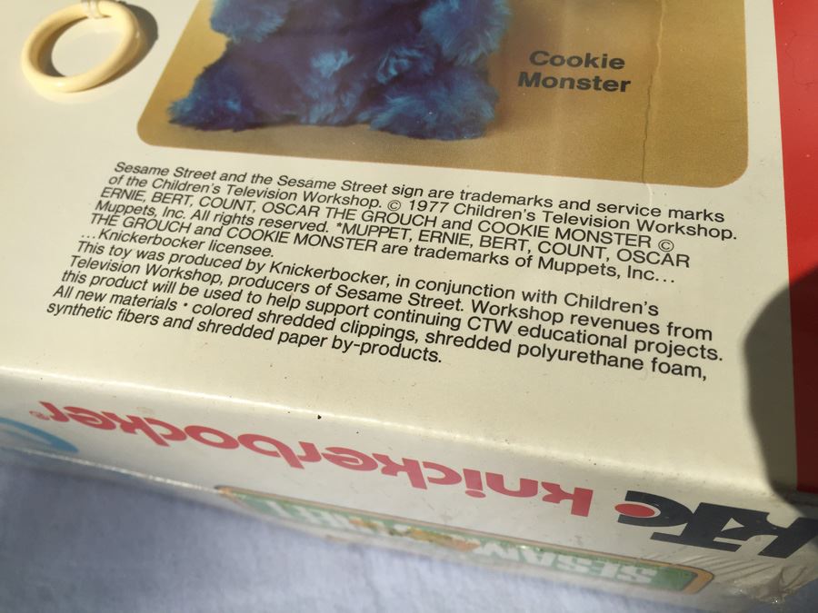 Jim Henson Talking Count Muppet Character Sesame Street Sealed New In Box Knickerbocker 1977 [Photo 9]