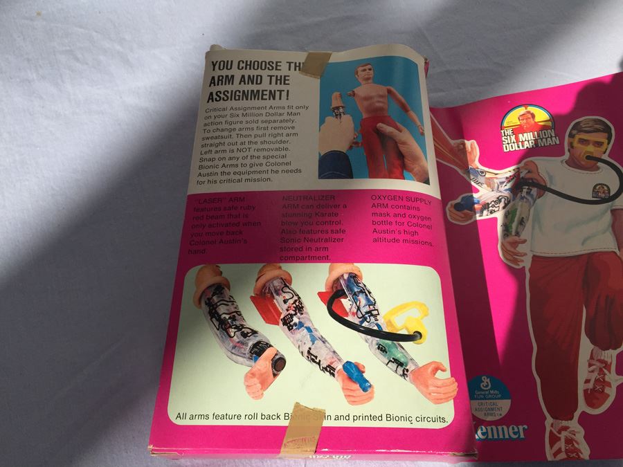 The Six Million Dollar Man Critical Assignment Arms New In Box Kenner 1976 [Photo 10]