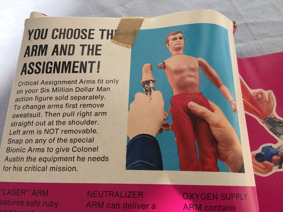 The Six Million Dollar Man Critical Assignment Arms New In Box Kenner 1976 [Photo 12]