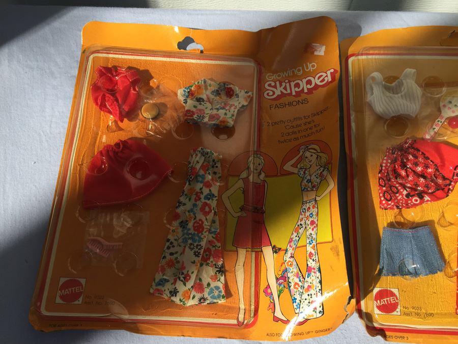 Growing Up Skipper Fashions Doll Clothes New On Card Mattel 1975 [Photo 3]