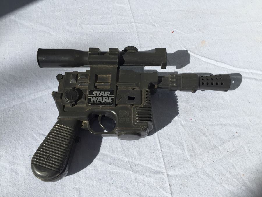 Vintage 1978 Star Wars Blaster Laser Pistol Kenner Prop Gun Han Solo DL-44