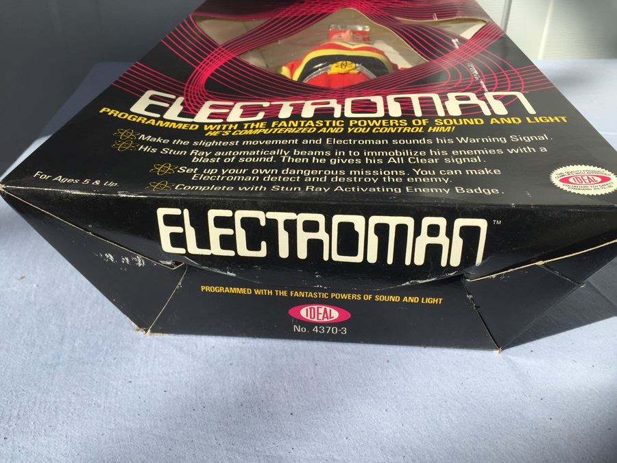 Electroman 17 Inch Action Figure Ideal New In Box 1977 Estimate $200 [Photo 8]