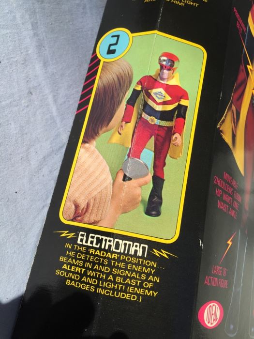 Vintage 1977 Ideal Toys Electro Man Action sale Figure