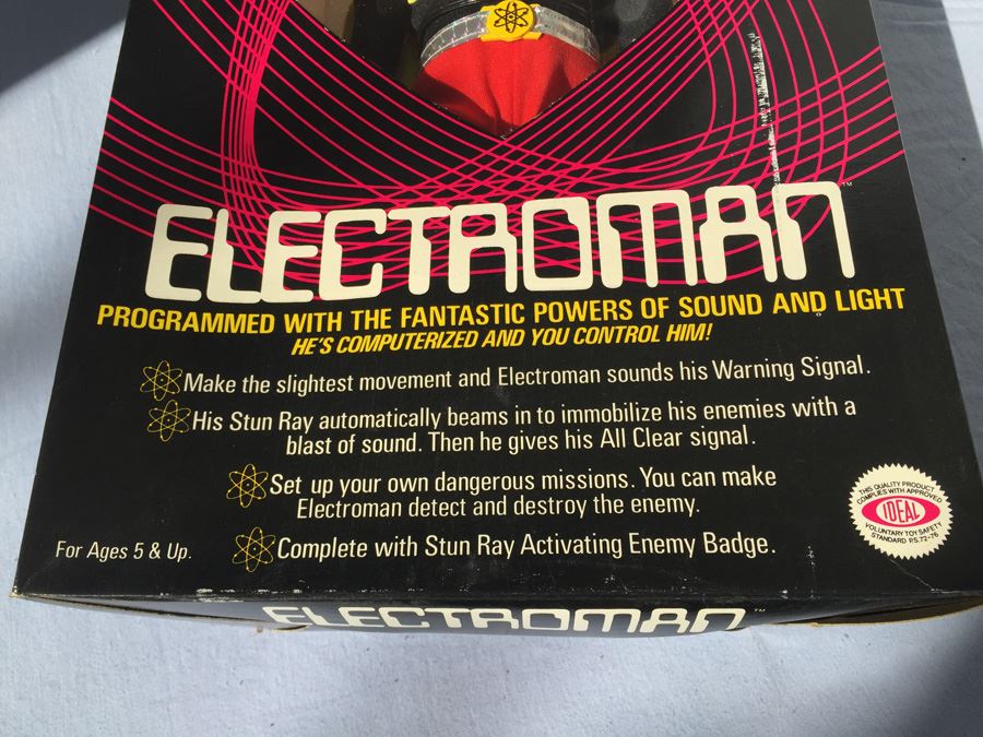 Electroman 17 Inch Action Figure Ideal New In Box 1977 Estimate $200 [Photo 4]