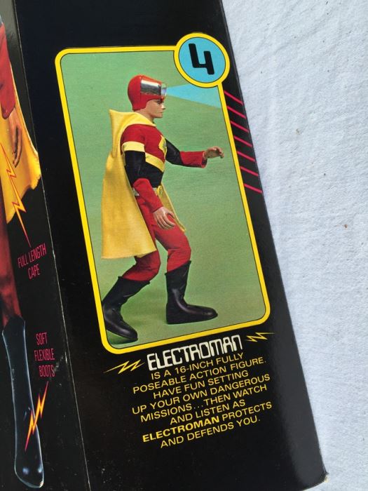 Electroman 17 Inch Action Figure Ideal New In Box 1977 Estimate $200 [Photo 11]