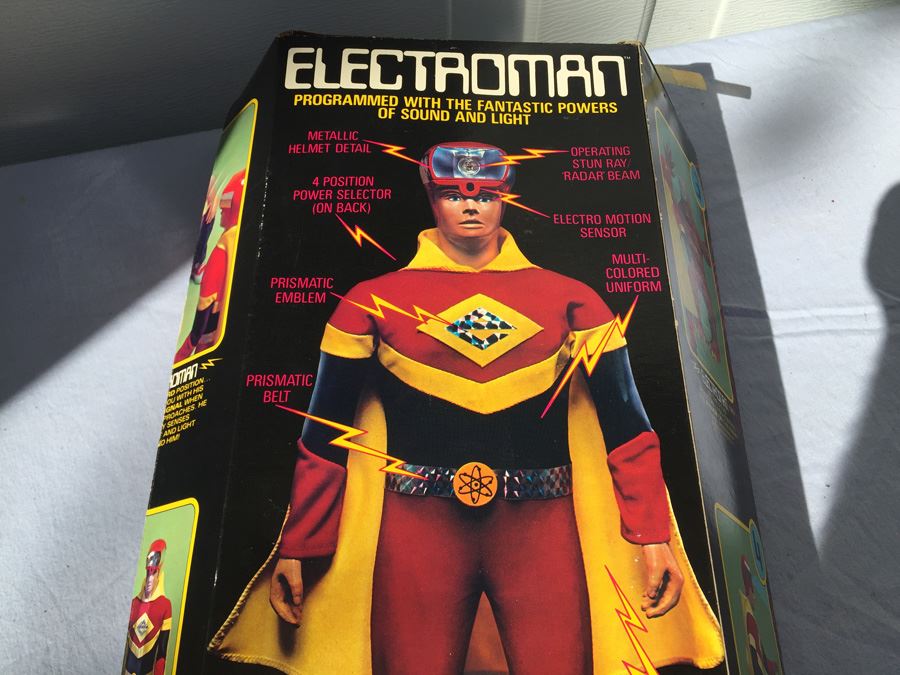 Electroman 17 Inch Action Figure Ideal New In Box 1977 Estimate $200 [Photo 3]