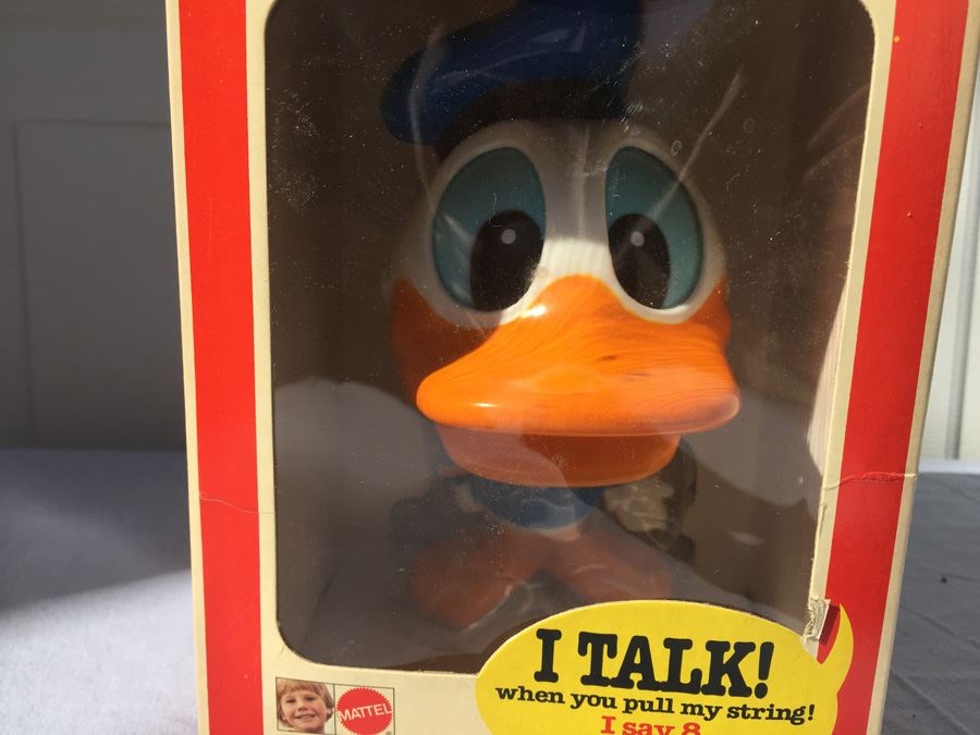 donald duck talking plush