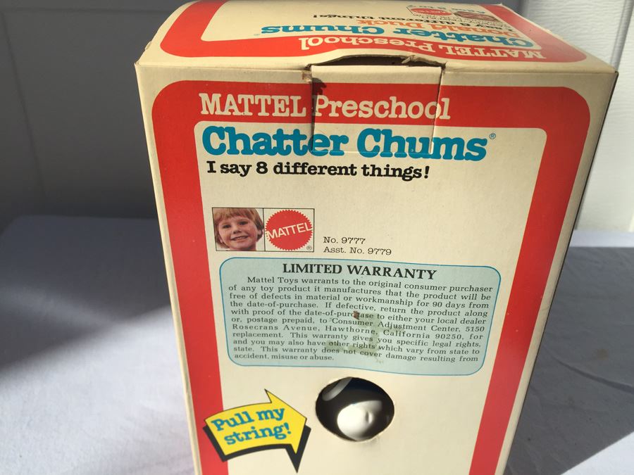 Mattel Preschool Chatter Chums Walt Disney Donald Duck Talking New In Box 1976 [Photo 9]