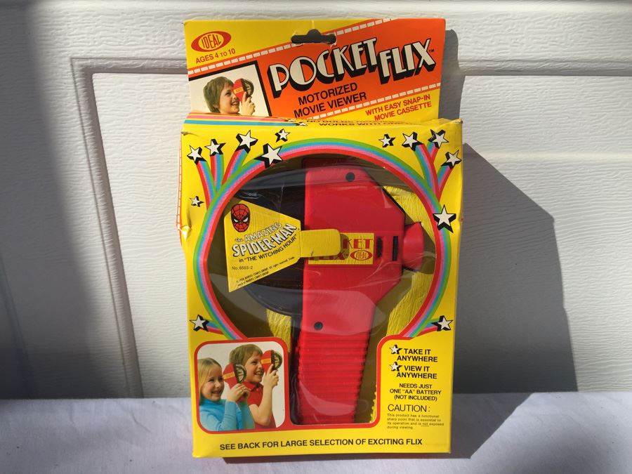 The Amazing Spider-Man Pocket FLIX Ideal New In Box Motorized Movie Viewer 1978 [Photo 1]