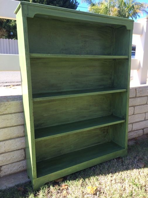(2) Small Green Bookshelves [Photo 3]