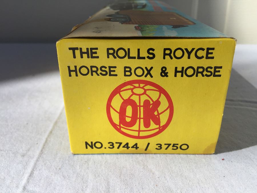 Vintage The Rolls Royce With Horse Box And Horse New In Box By OK Hong Kong [Photo 8]