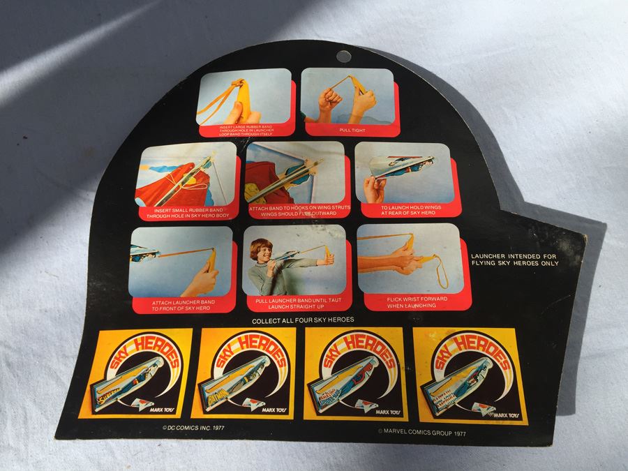 Marx Toys Batman Sky Heroes New On Card 1977 [Photo 3]
