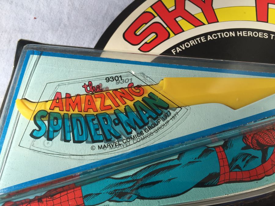 Marx Toys The Amazing Spider-Man Sky Heroes New On Card 1977 [Photo 5]