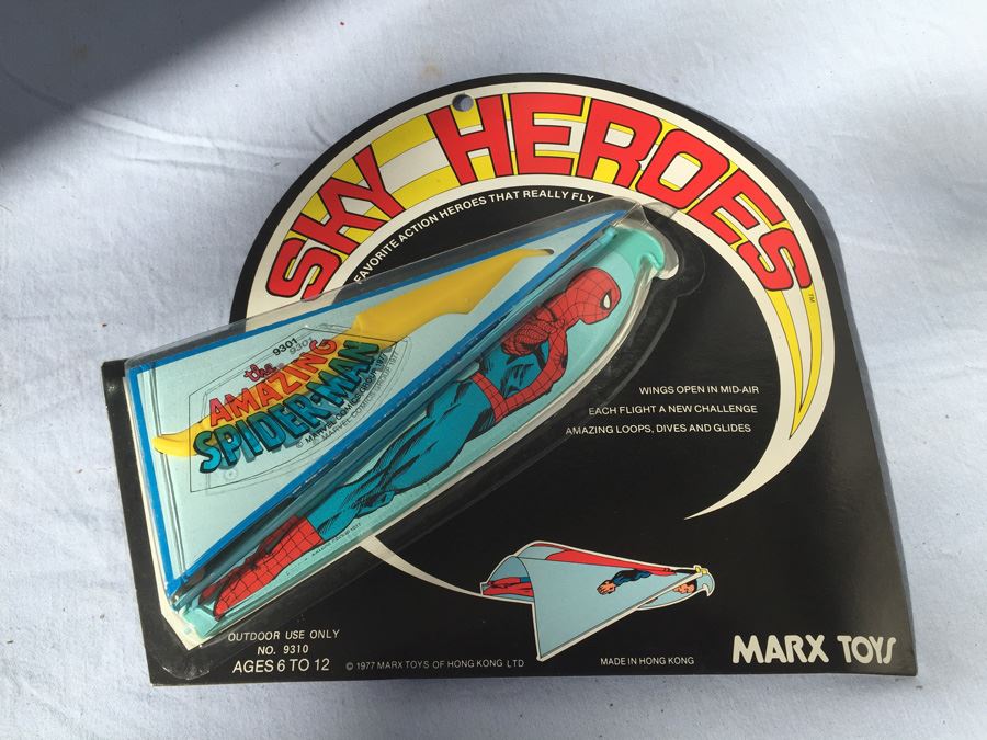 Marx Toys The Amazing Spider-Man Sky Heroes New On Card 1977 [Photo 1]