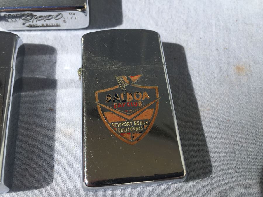 (3) Vintage ZIPPO Lighters Lifetime Warranty USS Okinawa LPH-3 - Balboa Bay Club Newport Beach CA - Reader's Digest Shopping Cart Sweepstakes [Photo 3]