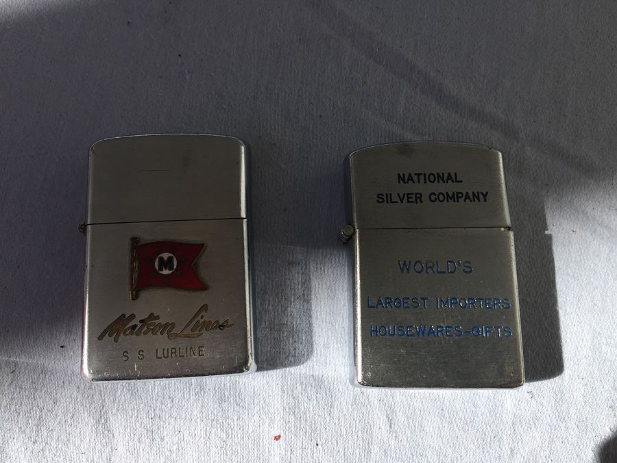 Vintage Made In Japan Lighters Matson Lines S S Lurline - National Silver Company [Photo 1]