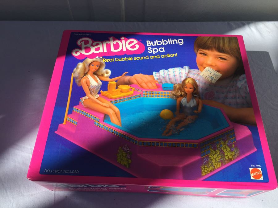 Barbie Bubbling Spa Mattel New In Box 1983