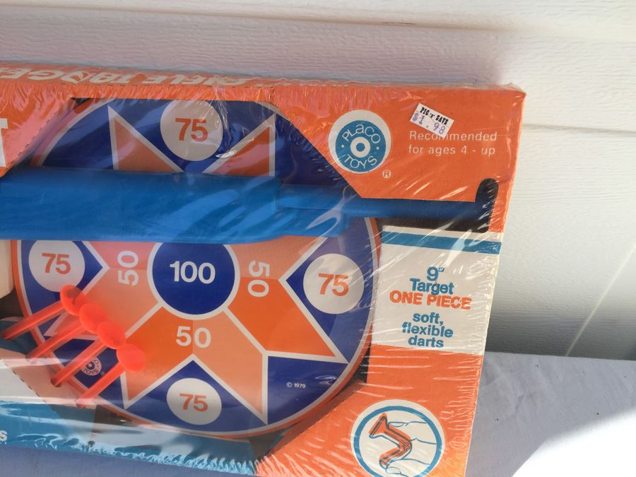 Vintage Rifle Target Set Sealed In Box Placo Toys [Photo 2]