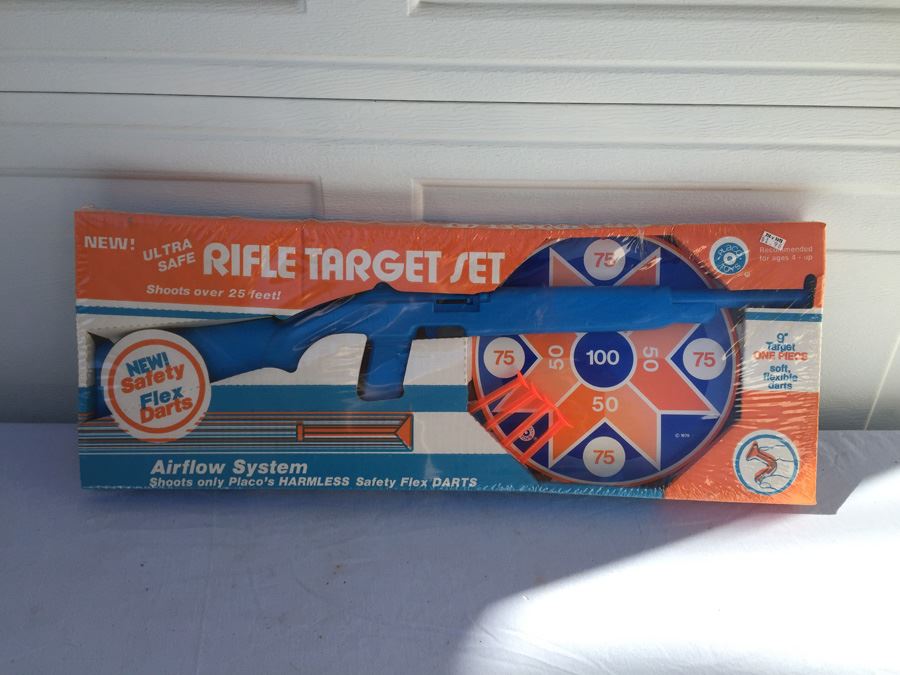 Vintage Rifle Target Set Sealed In Box Placo Toys [Photo 1]