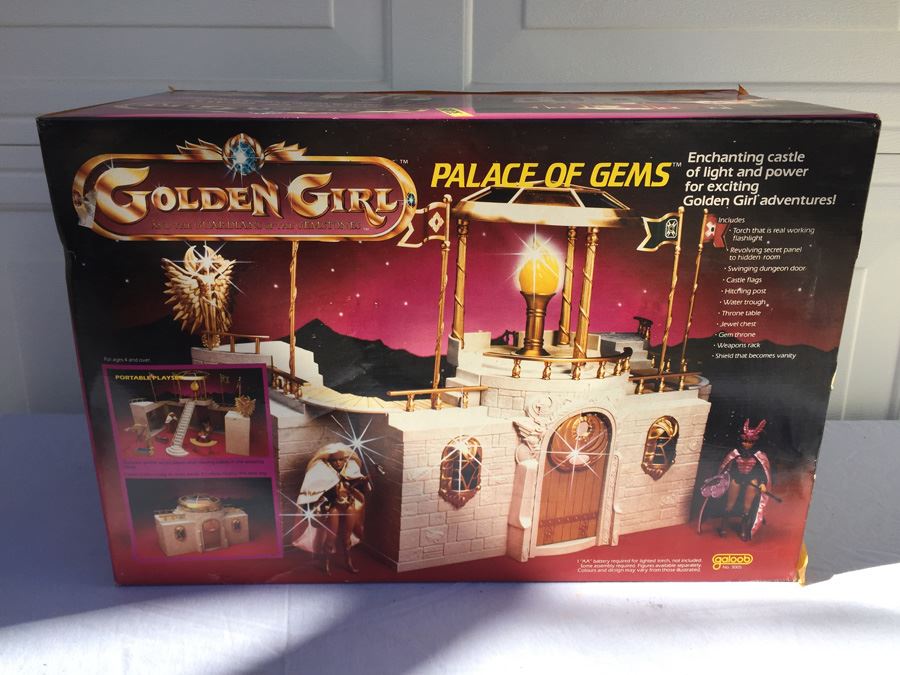 Golden Girls Palace Of Gems Enchanting Castle Playset New In Box 1984 Lewis Galoob Toys Rare [Photo 4]