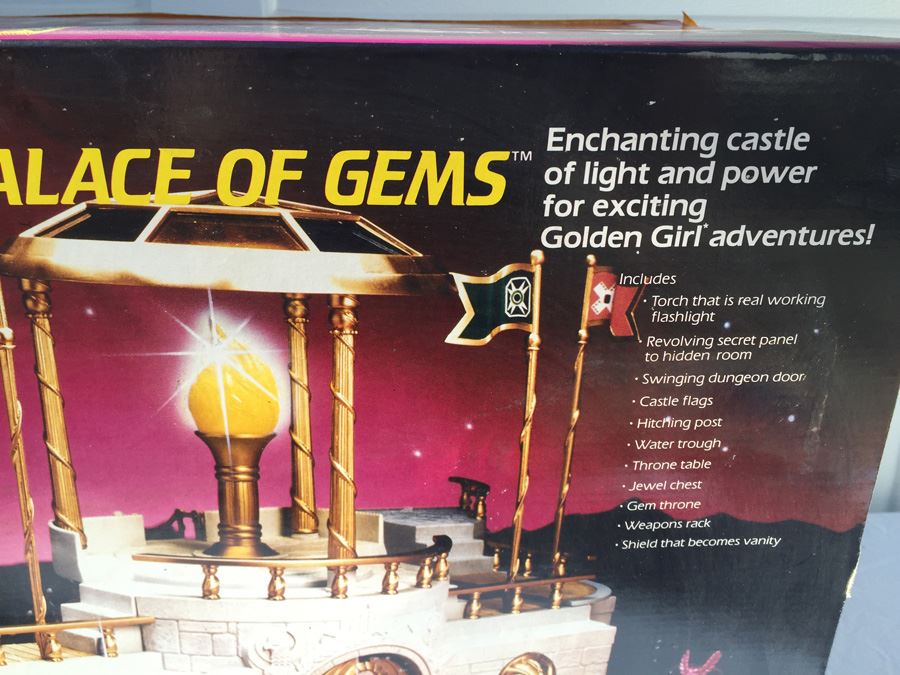 Golden Girls Palace Of Gems Enchanting Castle Playset New In Box 1984 Lewis Galoob Toys Rare [Photo 6]