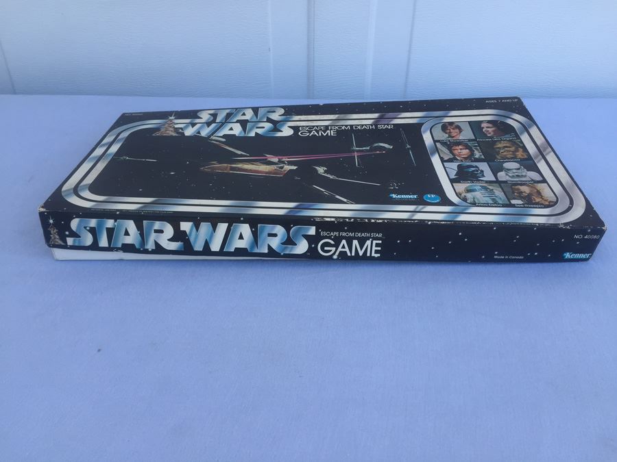 Pair Of STAR WARS Escape From Death Star Board Games Kenner 1977 One Game Is Unpunched [Photo 10]
