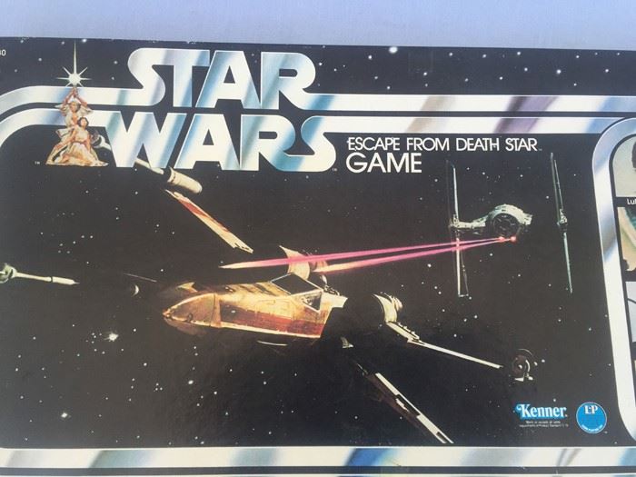 Pair Of STAR WARS Escape From Death Star Board Games Kenner 1977 One Game Is Unpunched [Photo 37]