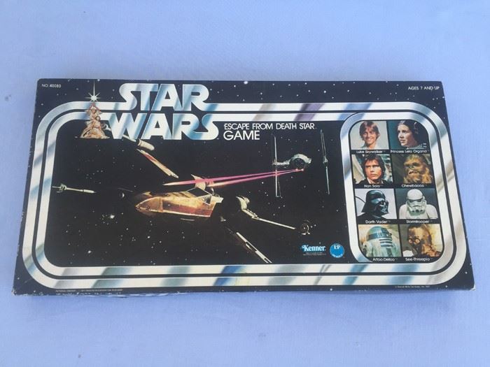 Pair Of STAR WARS Escape From Death Star Board Games Kenner 1977 One Game Is Unpunched [Photo 35]