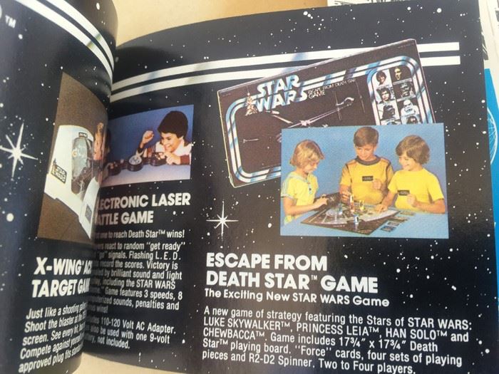 Pair Of STAR WARS Escape From Death Star Board Games Kenner 1977 One Game Is Unpunched [Photo 30]