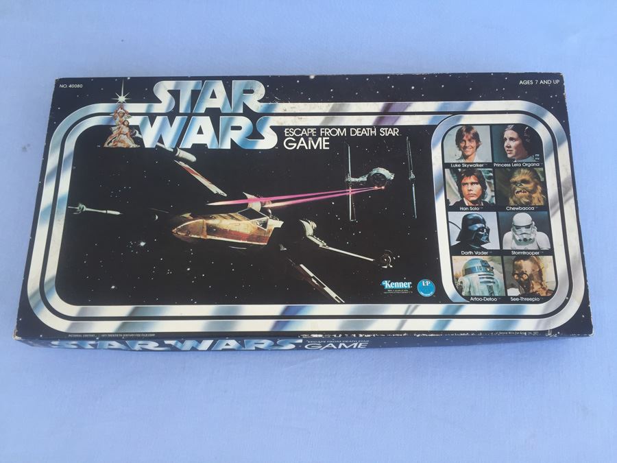 Pair Of STAR WARS Escape From Death Star Board Games Kenner 1977 One Game Is Unpunched [Photo 1]