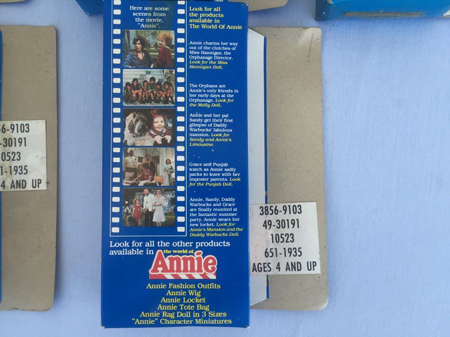 (5) Annie Action Figure Dolls New In Box Knickerbocker Toys 1982 [Photo 13]